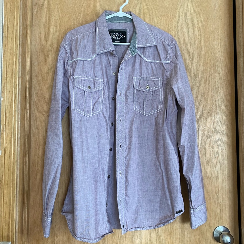 Buckle button down shirt